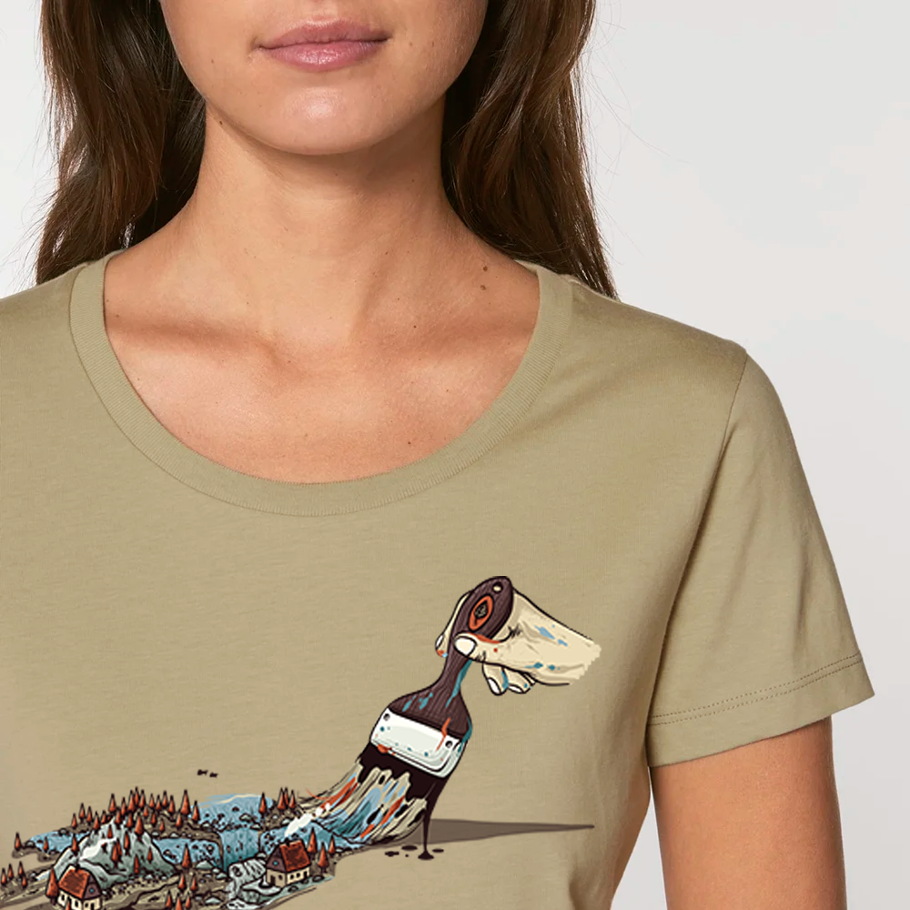 T-Shirt- Natural Brush