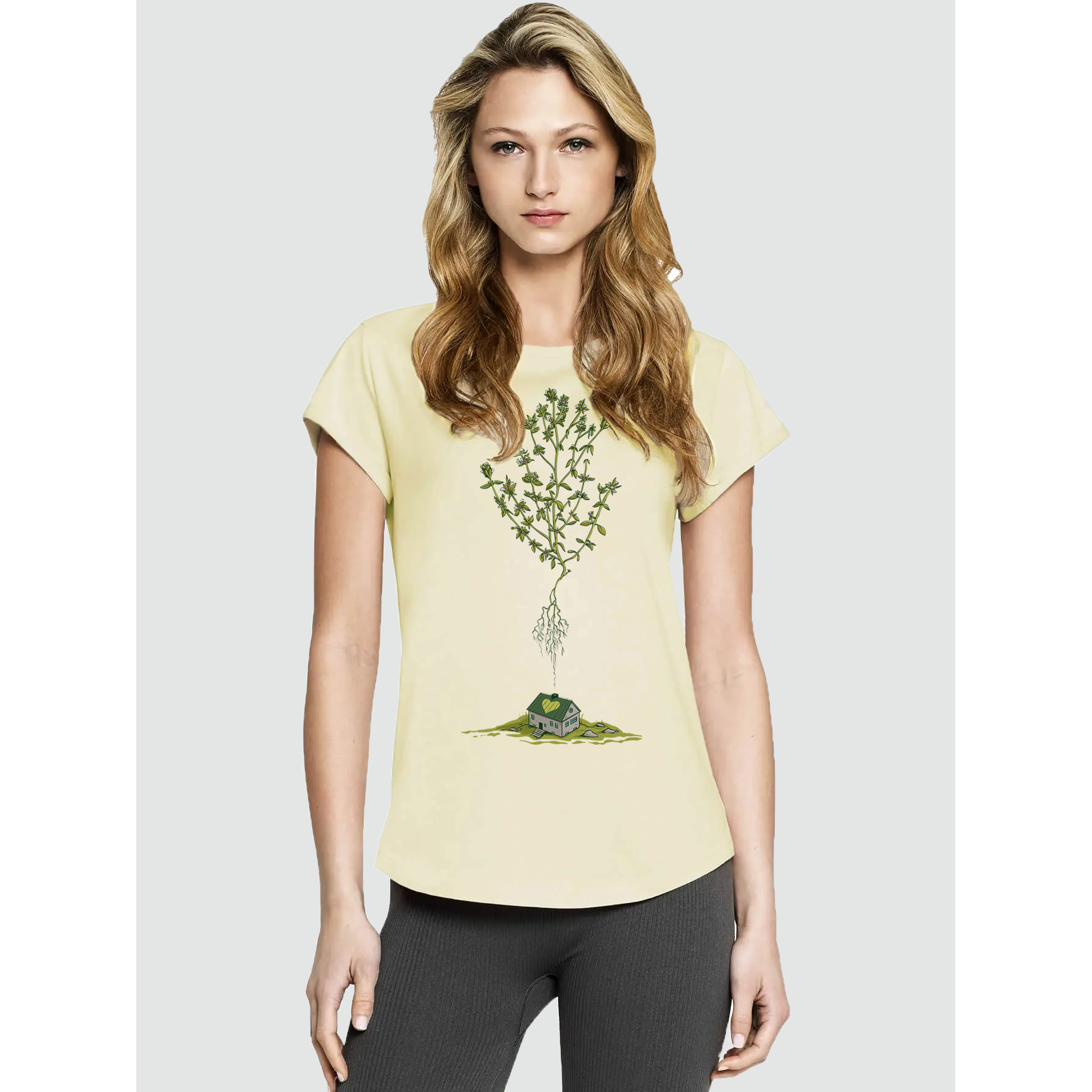 T-Shirt- Little green House