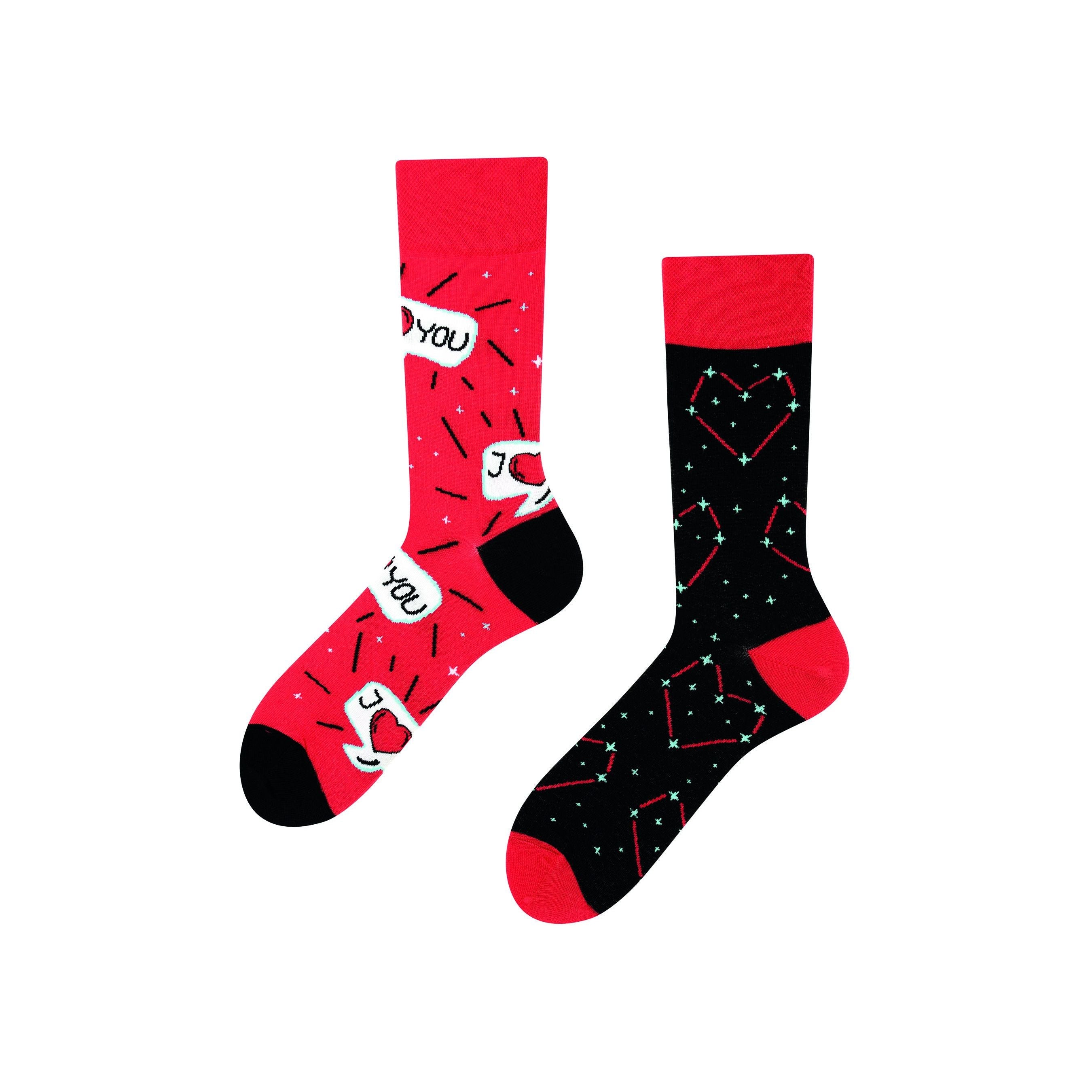 I love you- Herzenssocken