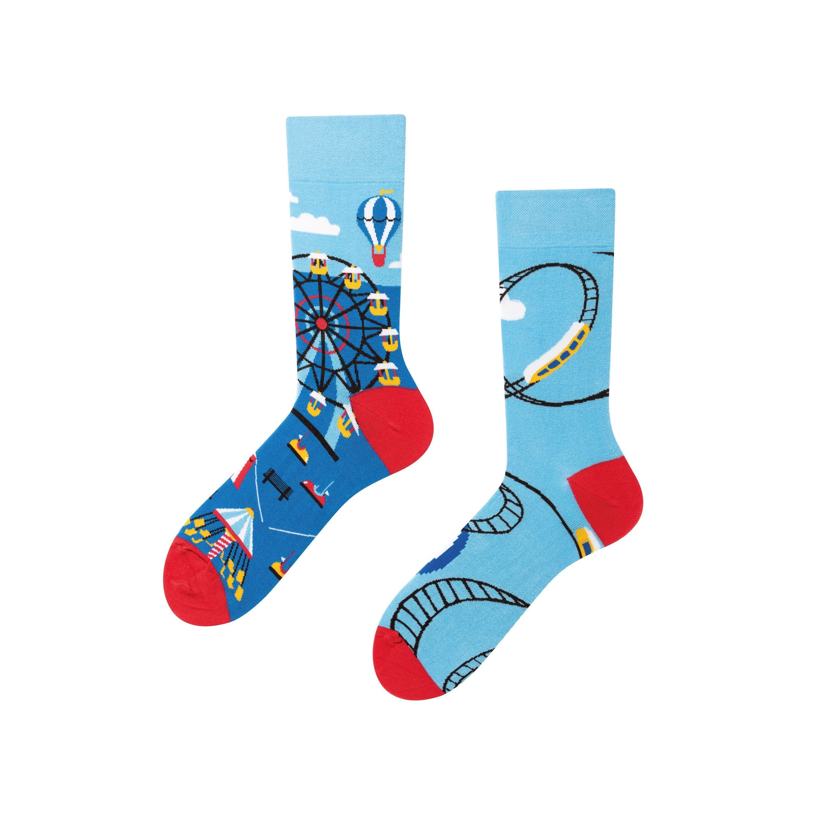 Looping Liebe- Roller Coaster Socken