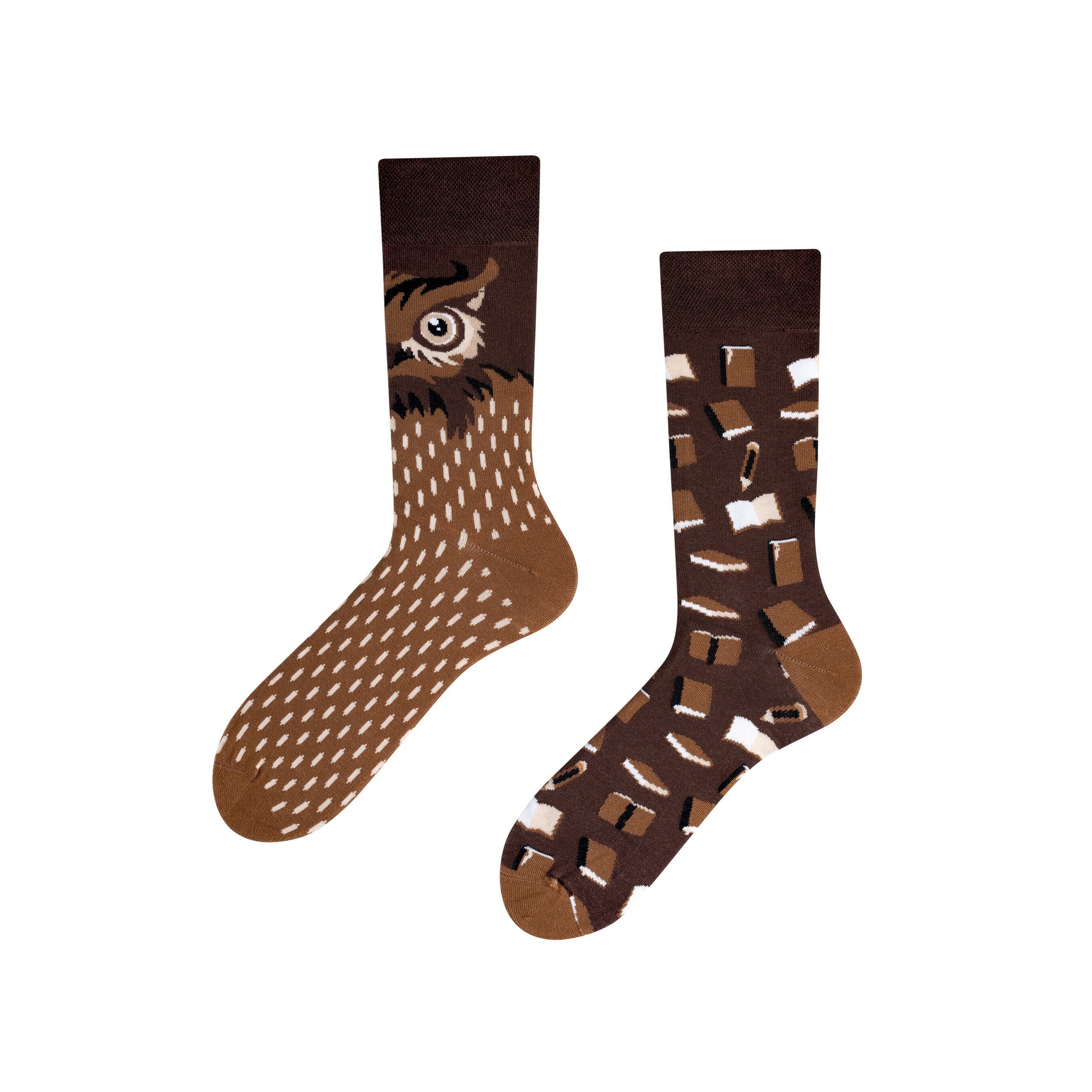 Schmöker-Eule - Lese Socken