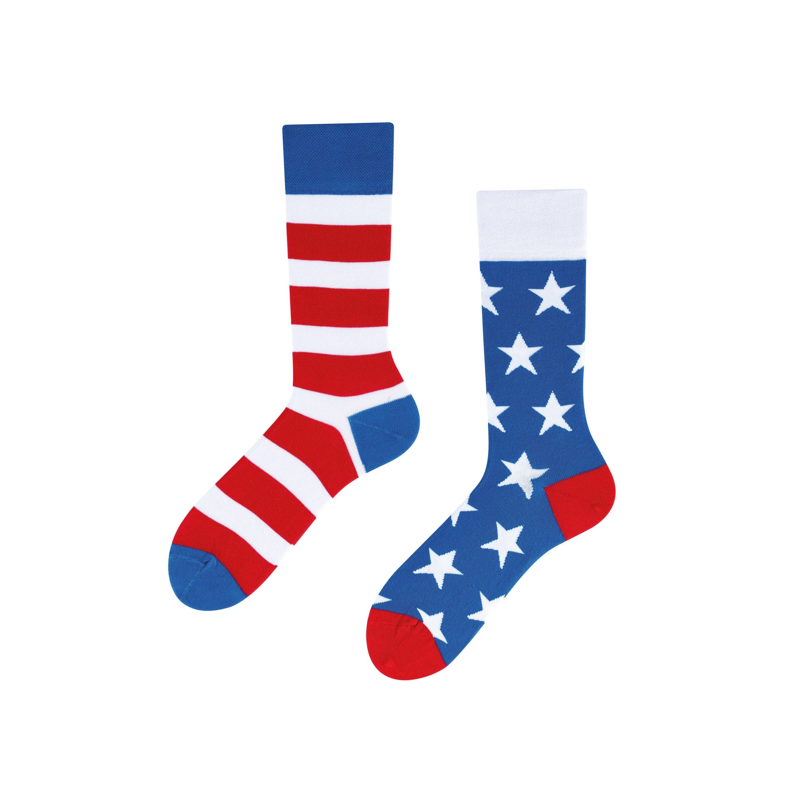 Stars and Stripes- USA Socken
