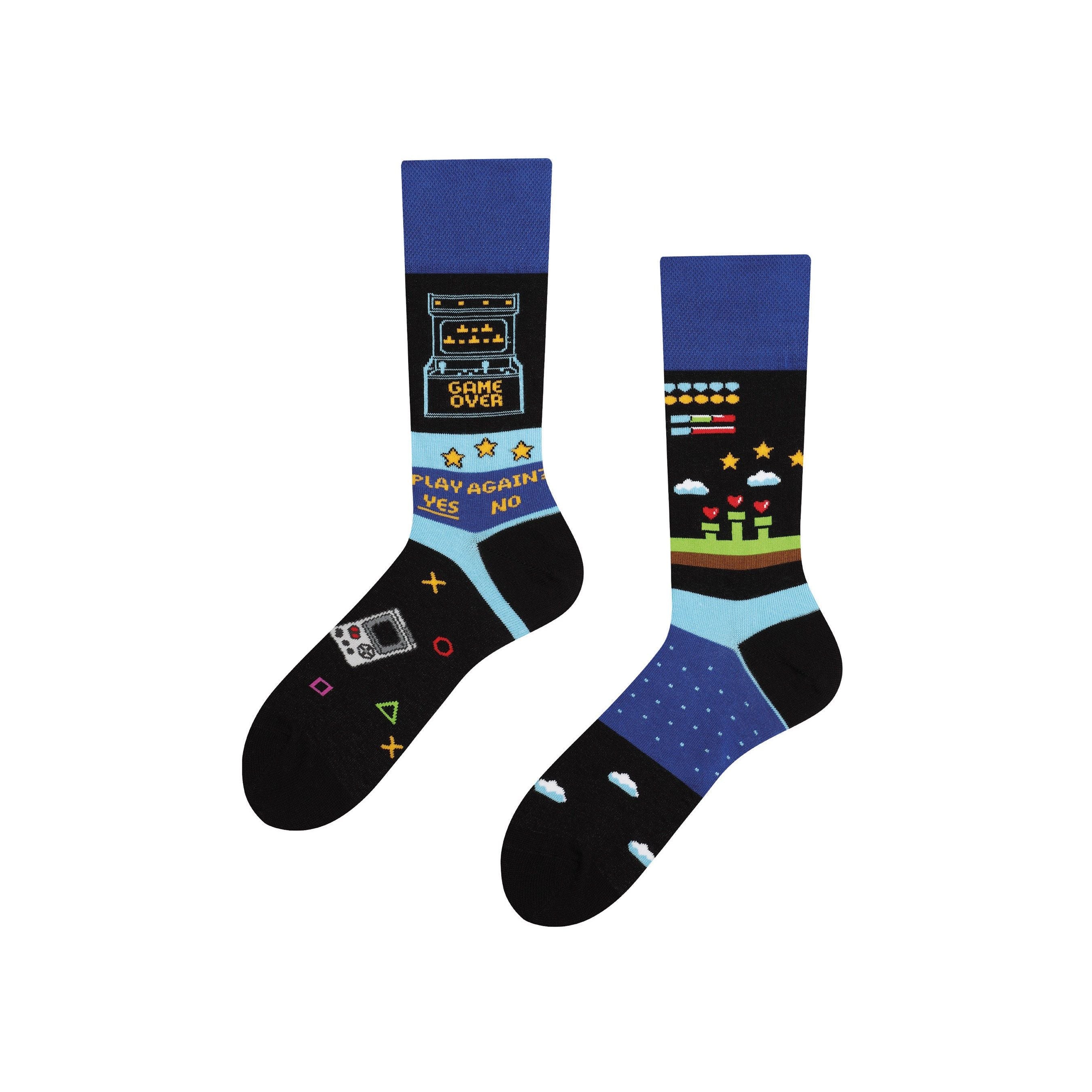 Player 1- Retro Game Socken
