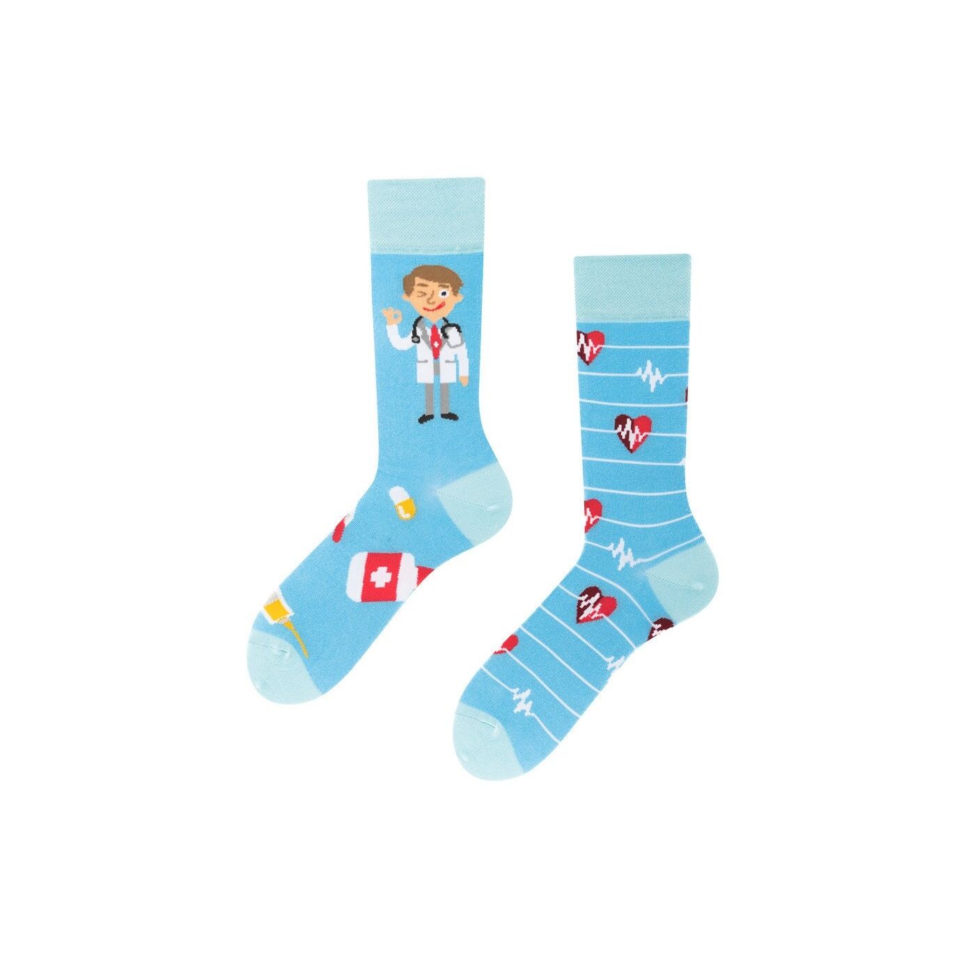 Doc mit Herz- Arztsocken