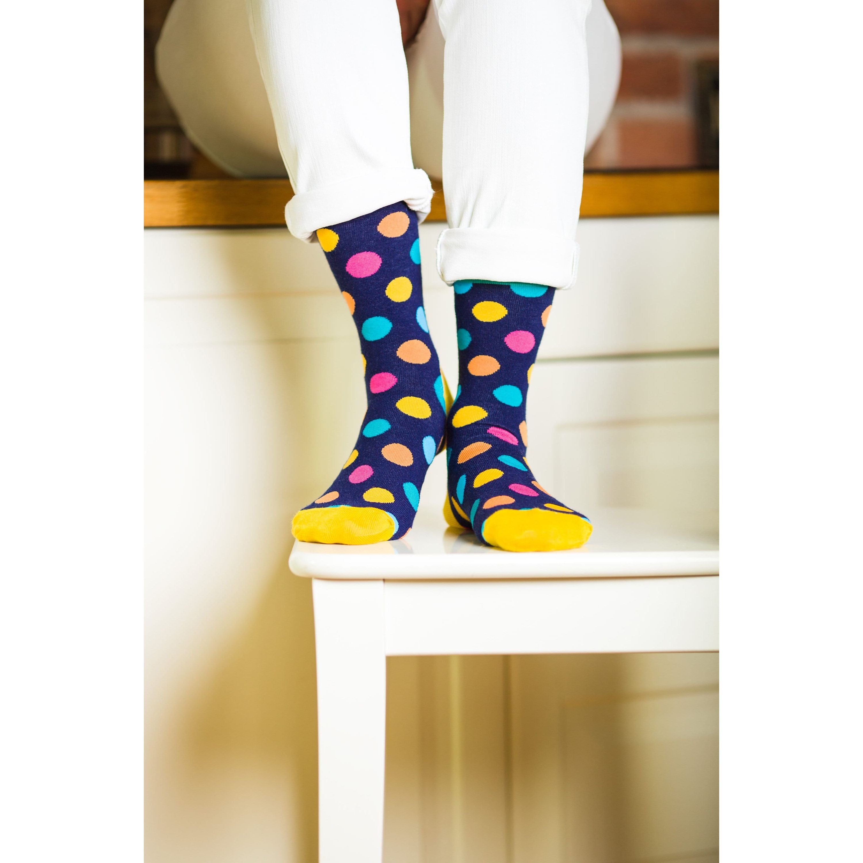 Dot, Dot, Wow! Yellow- Punkte Socken