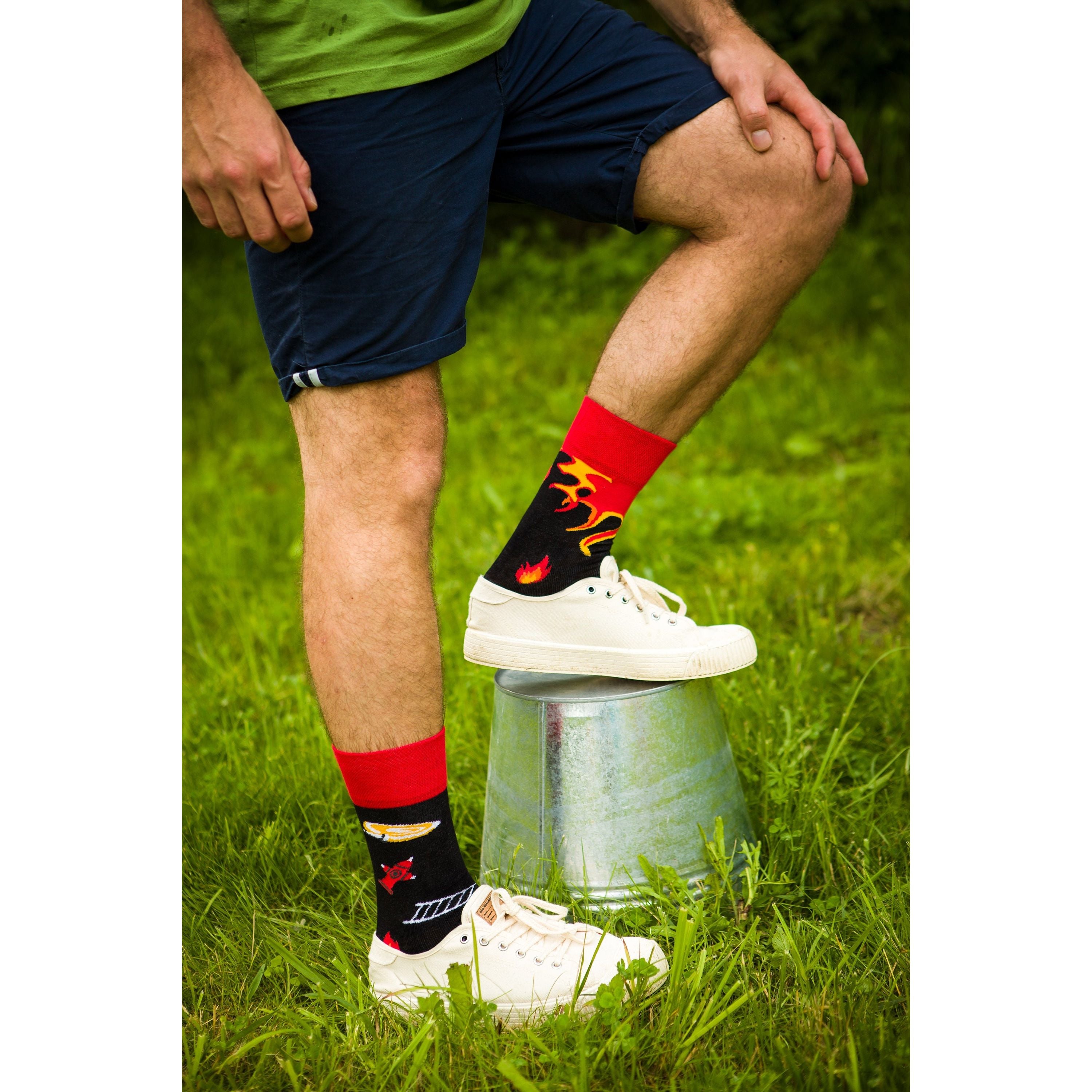 Feuer & Flamme- Feuerwehr Socken