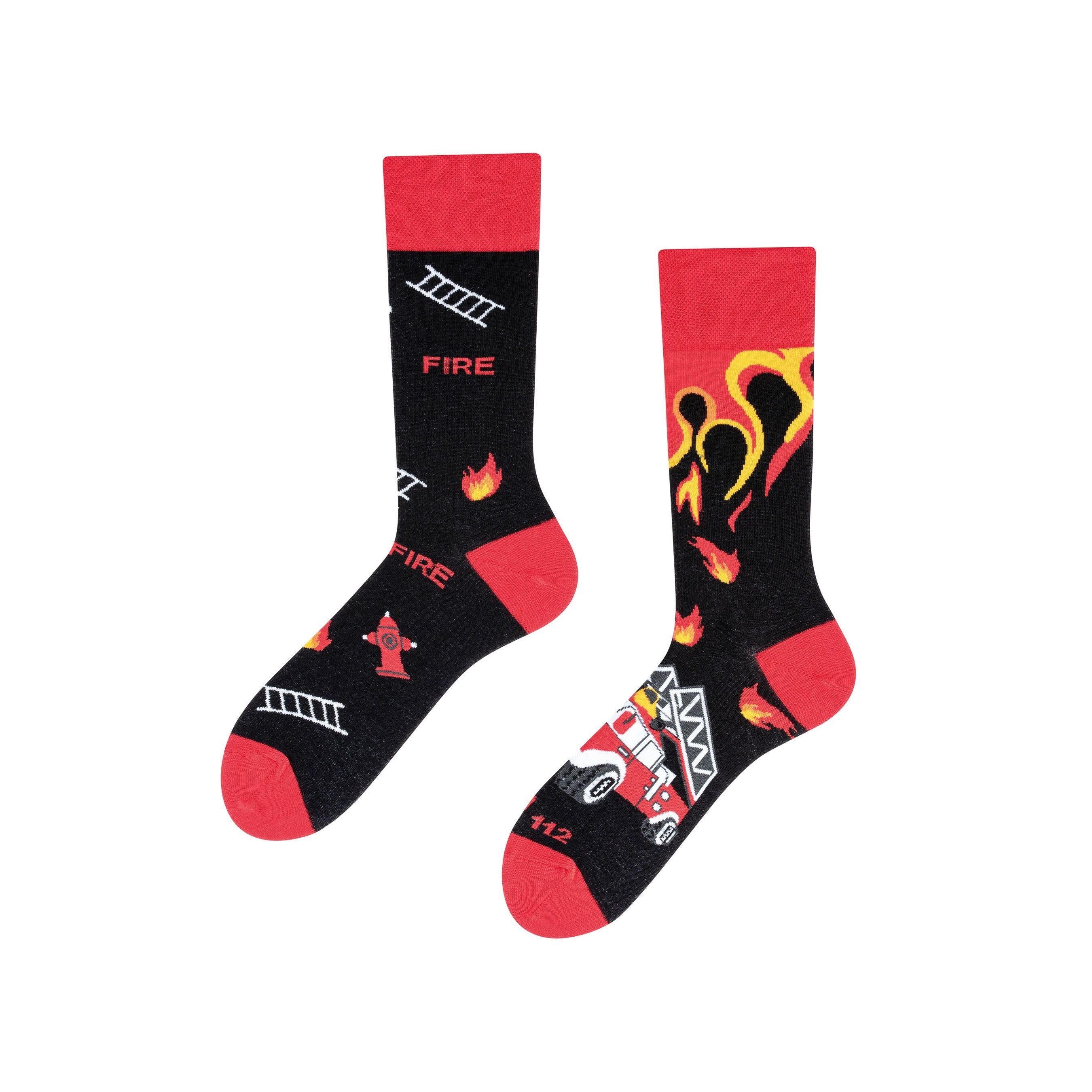Feuer & Flamme- Feuerwehr Socken