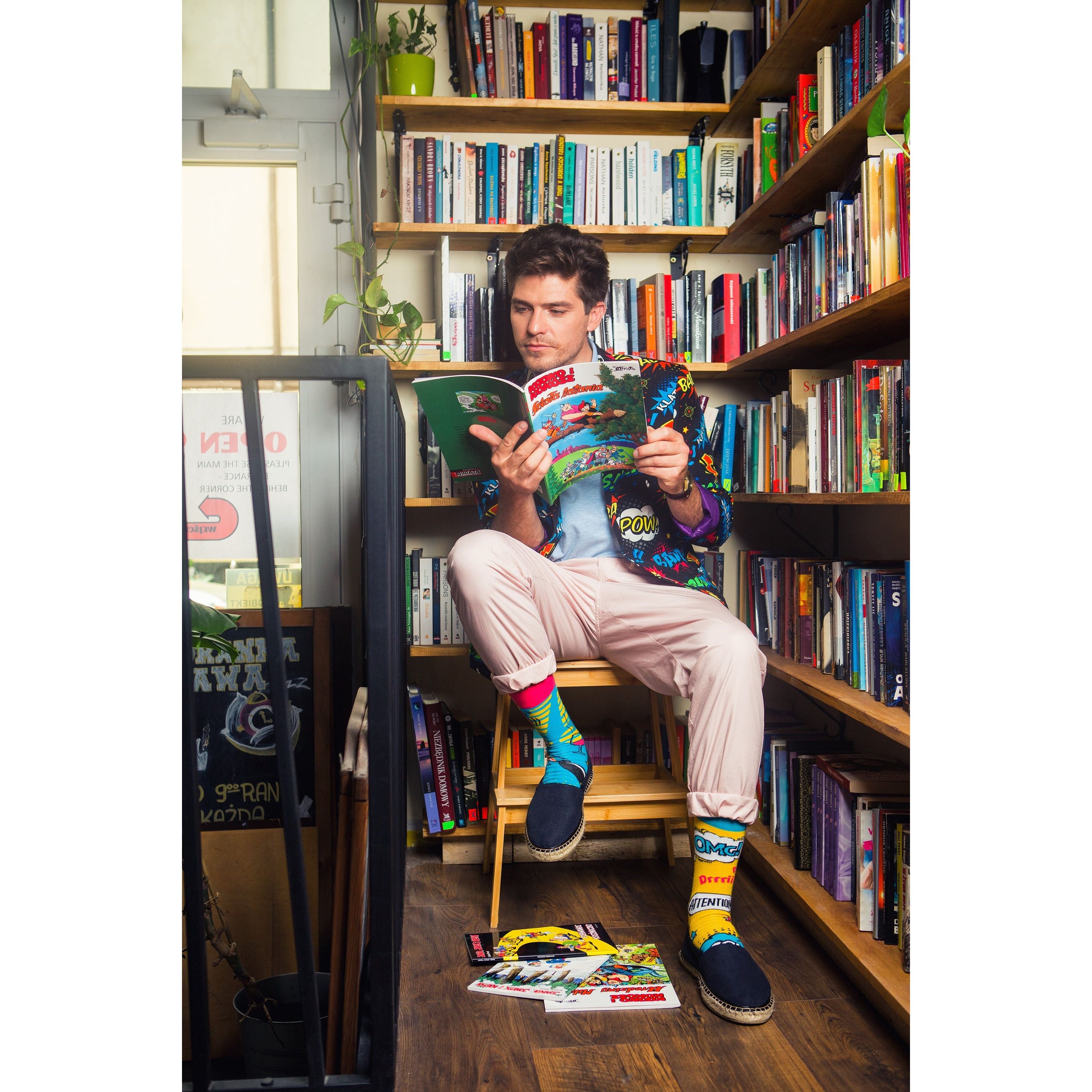 Booom!- Comic Socken