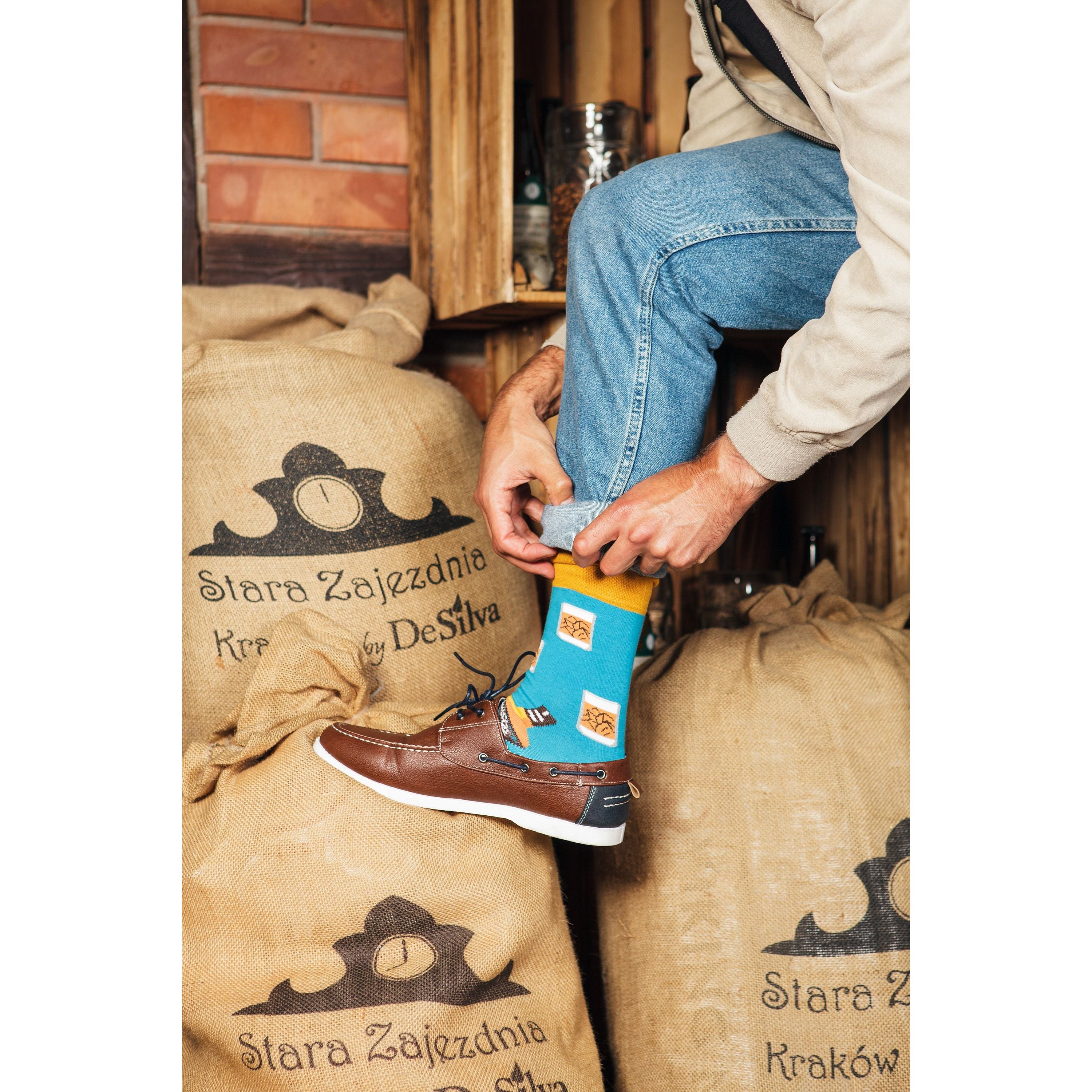 „Cheers, Gentlemen!“- Whiskey Socken