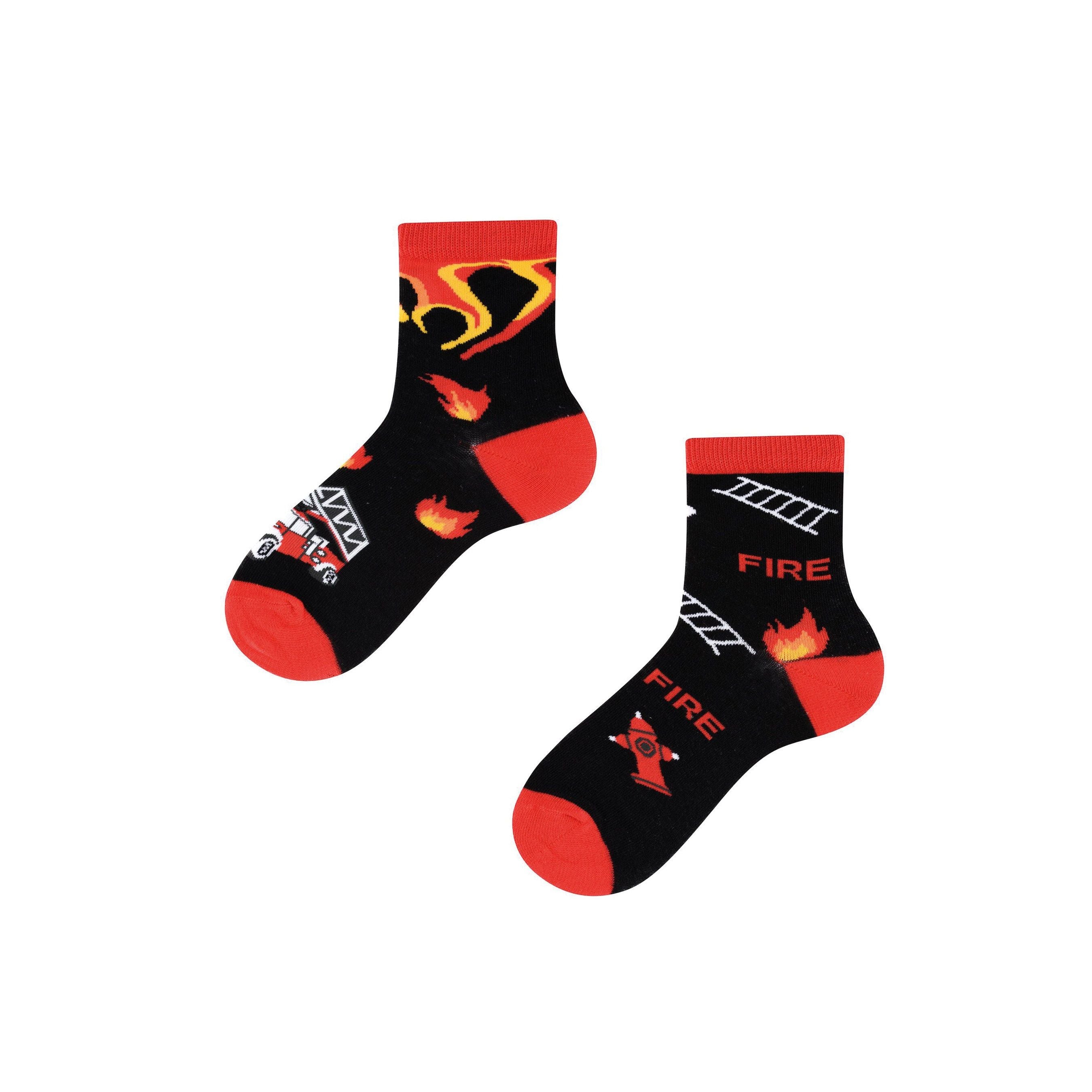 Mini Löschmeister- Feuerwehr Kindersocken