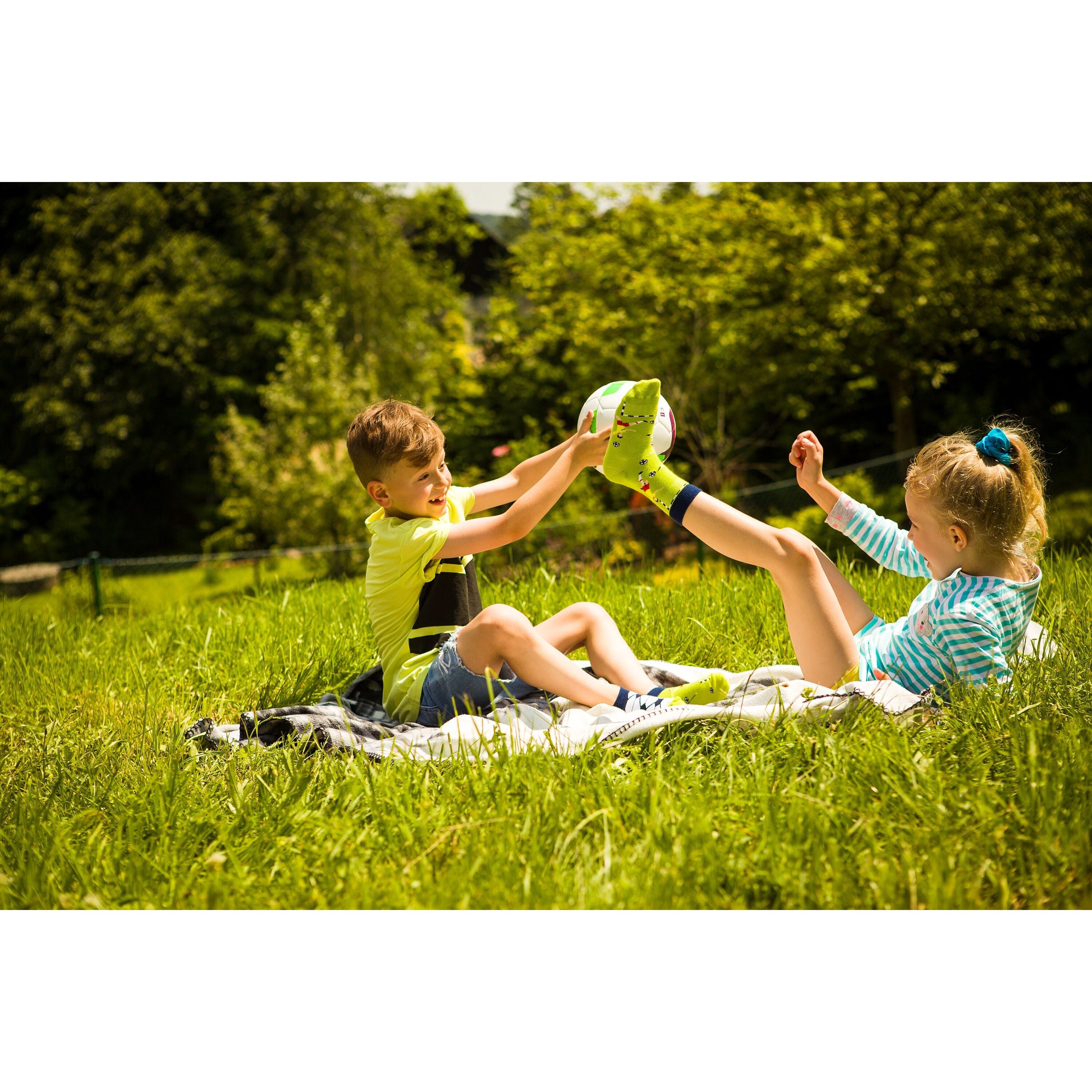 Mini Rasenrocker- Fußball Kindersocken