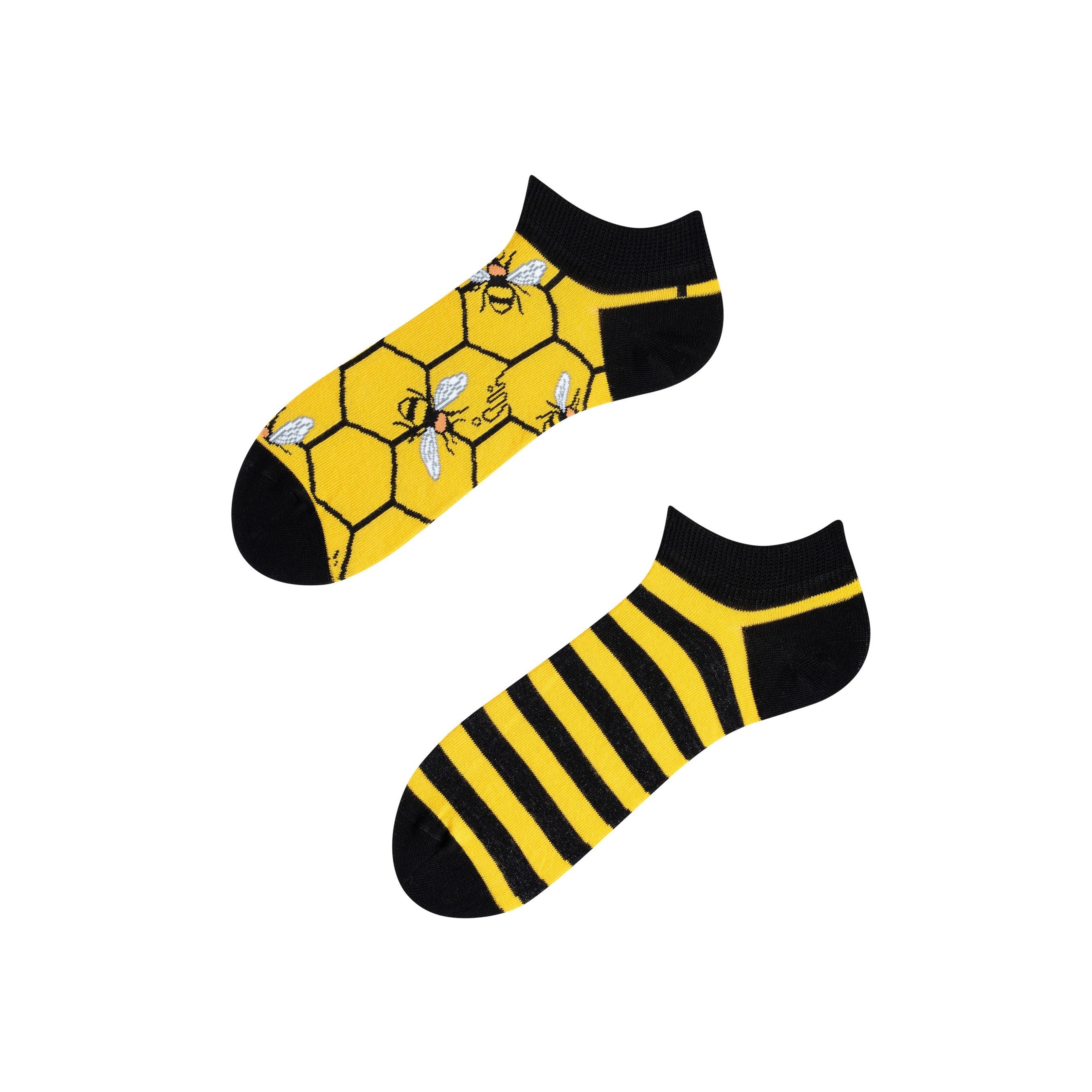 Goldene Waben- Sneaker Socken