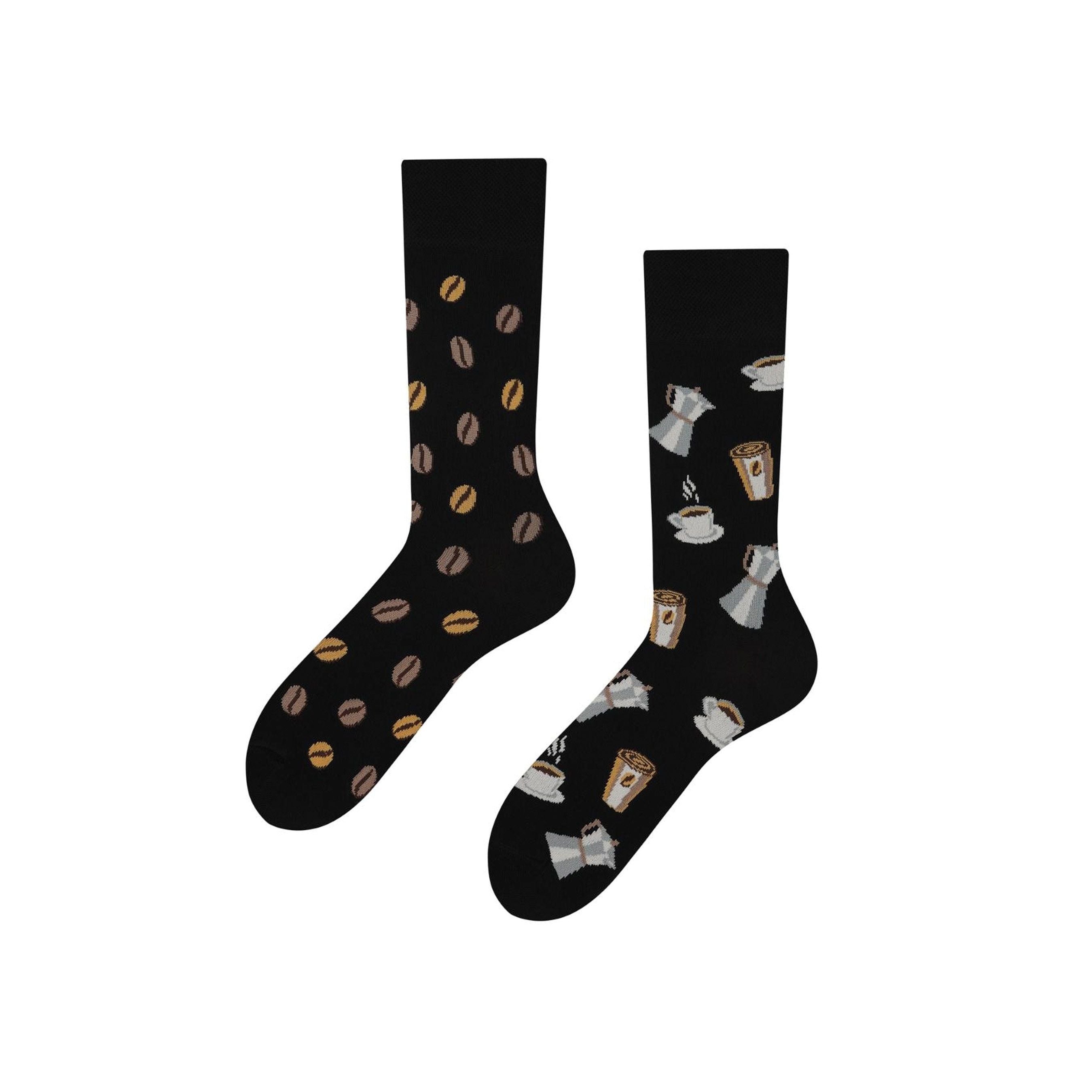 Wake Up!- Kaffee Socken