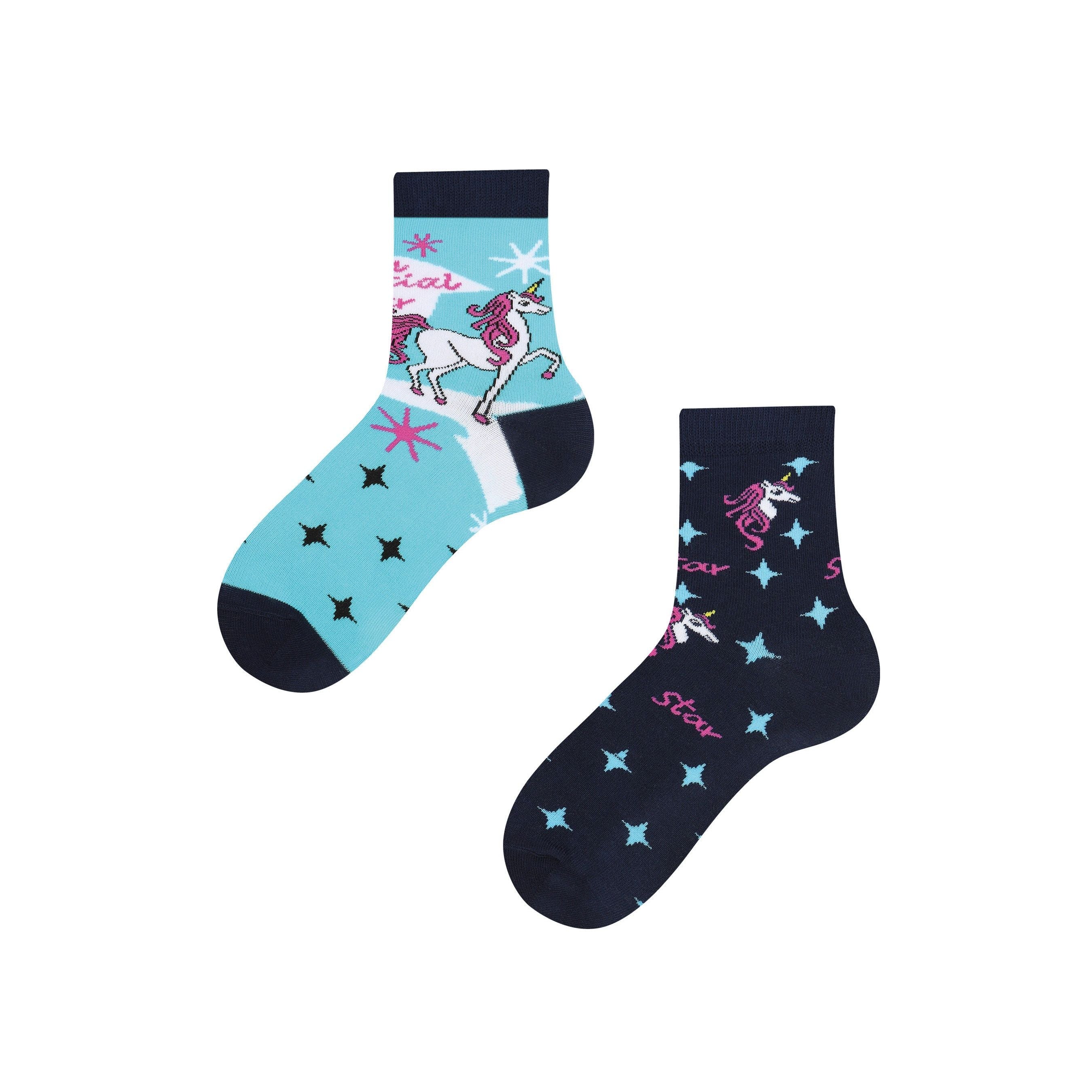 Funky Unicorn- Einhorn Kindersocken