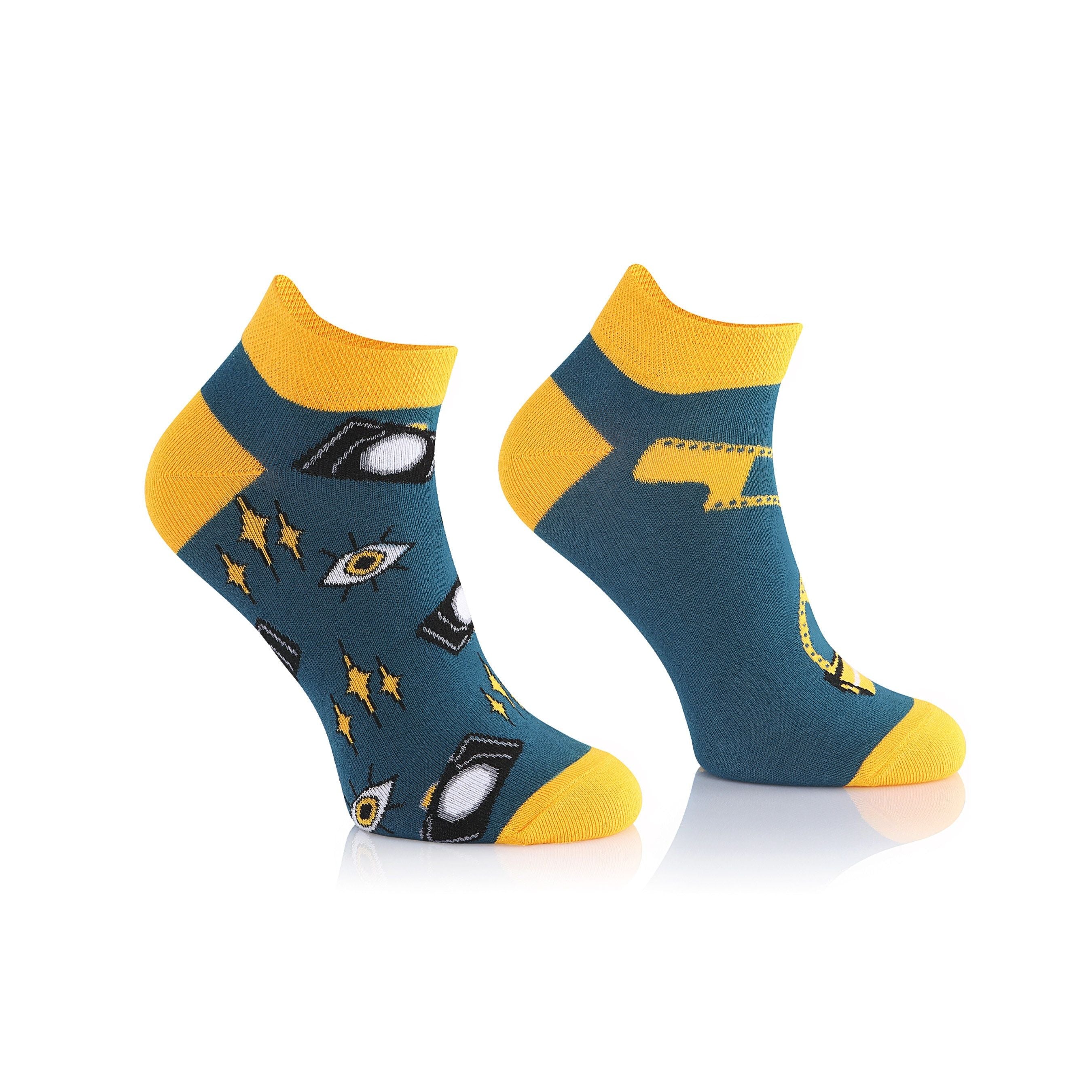 Say Cheese- Sneaker Socken