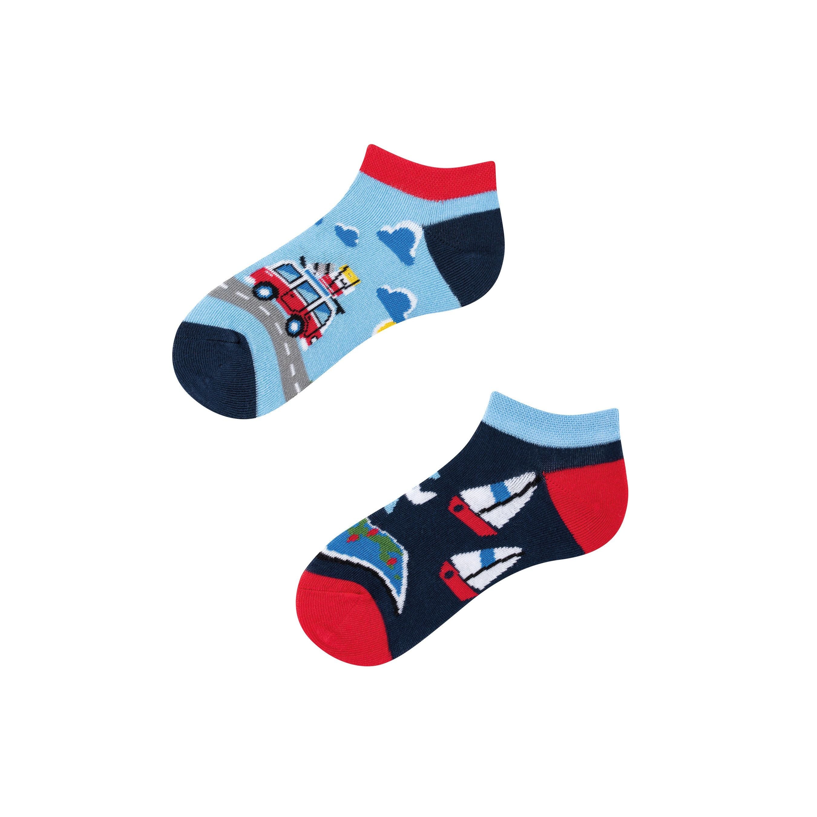 Mini-Explorer- Sneaker Socken für Kinder