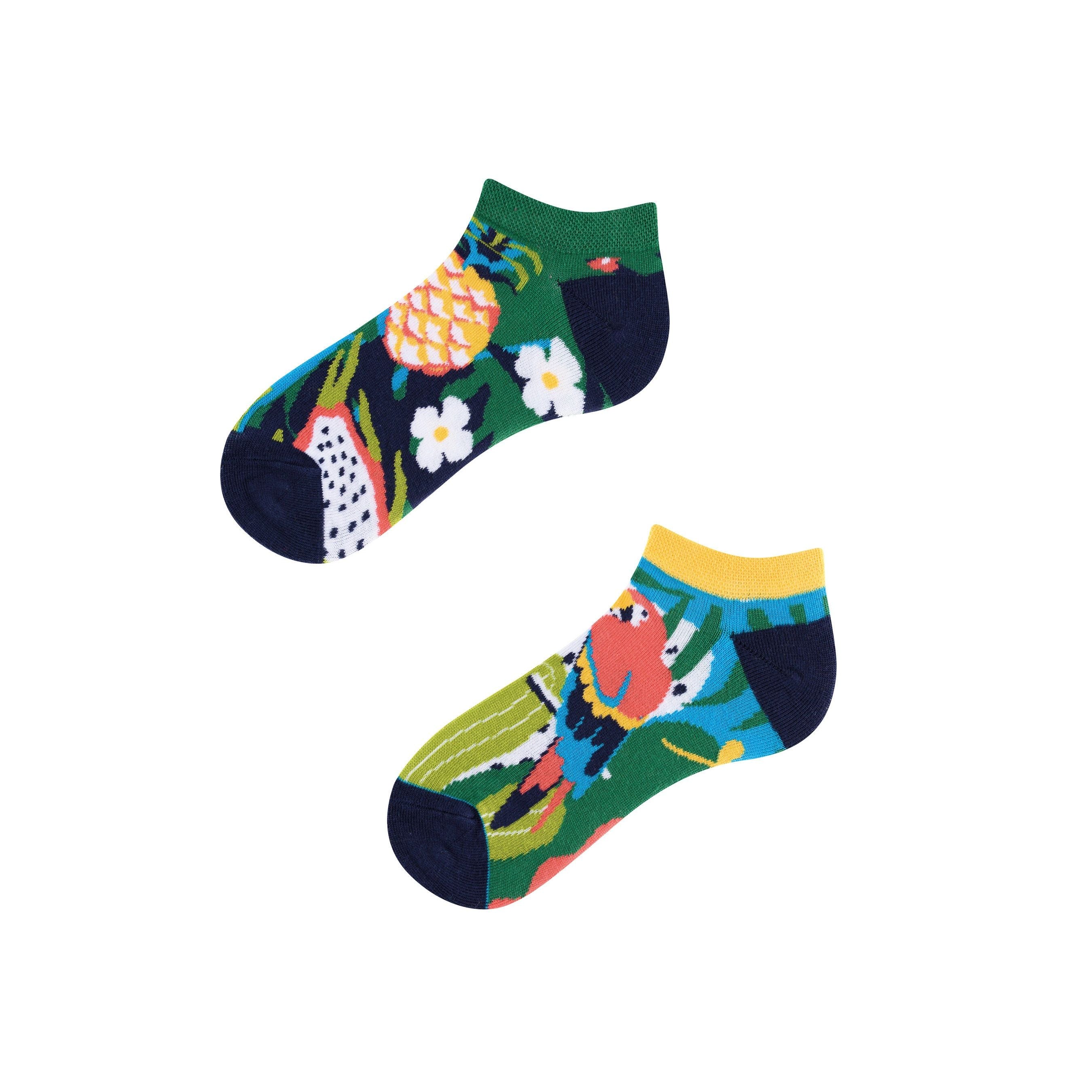 Papaya Fun- Sneaker Socken für Kinder