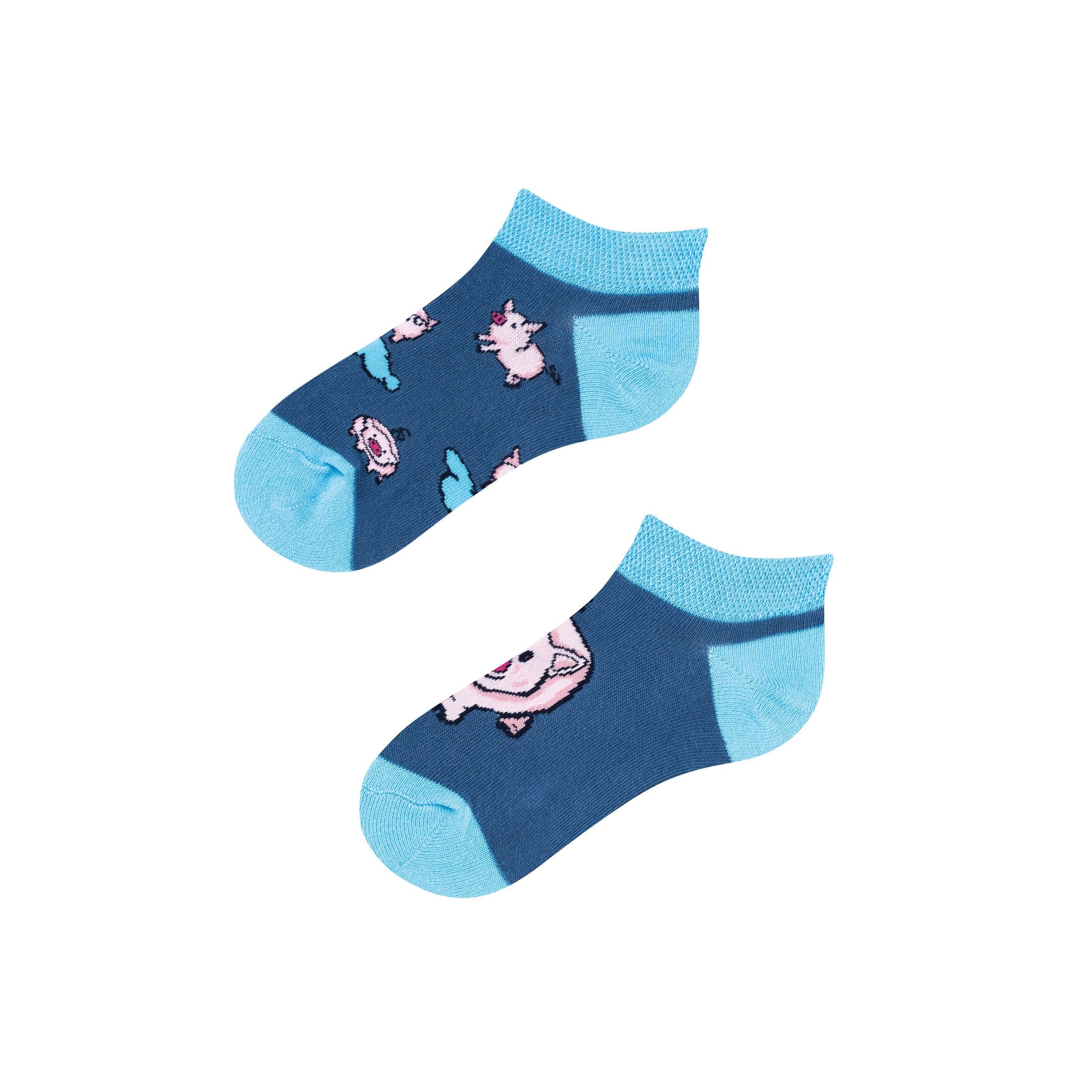 Oink Alarm!- Sneaker Socken für Kinder