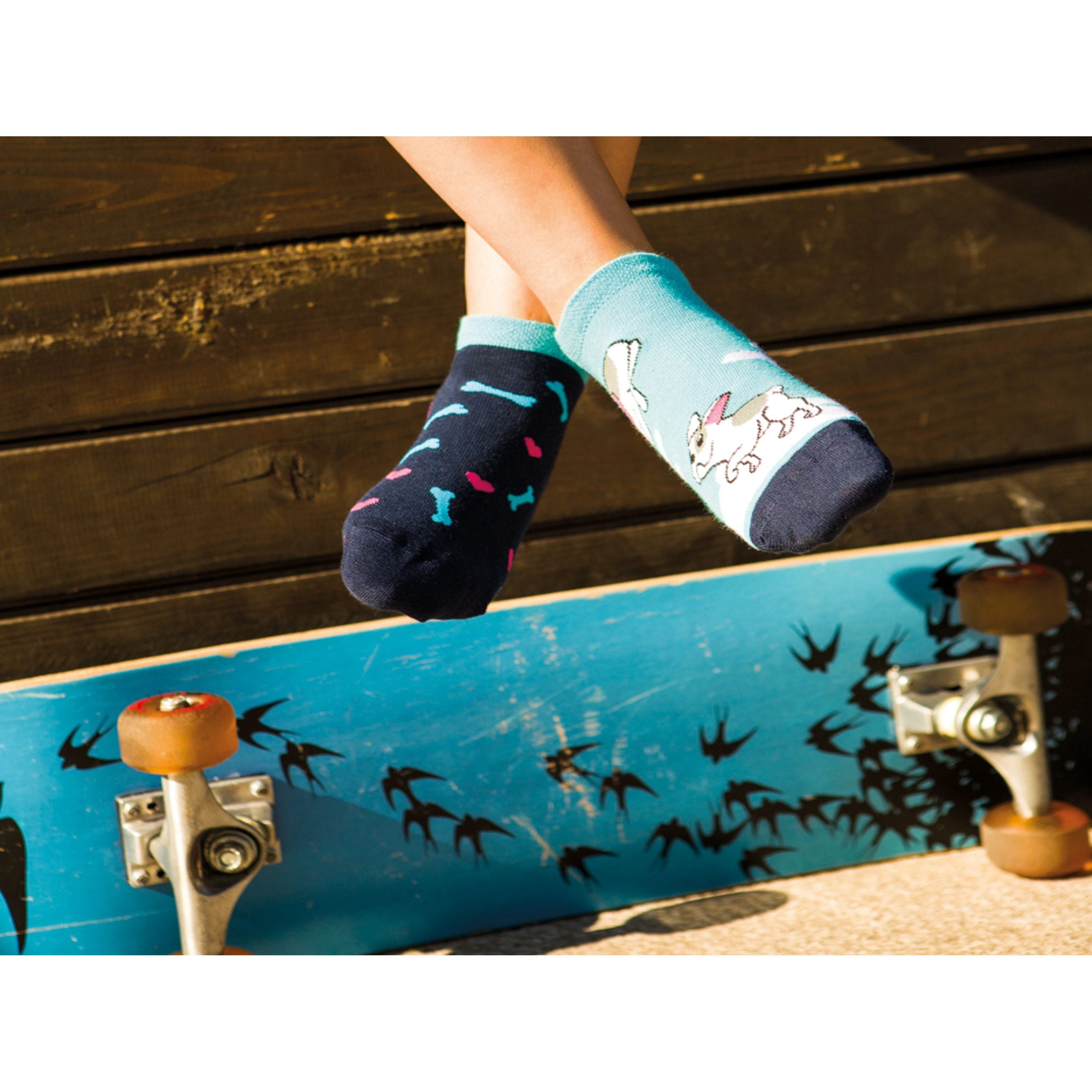 Mini Bulldogs- Sneaker Socke für Kinder