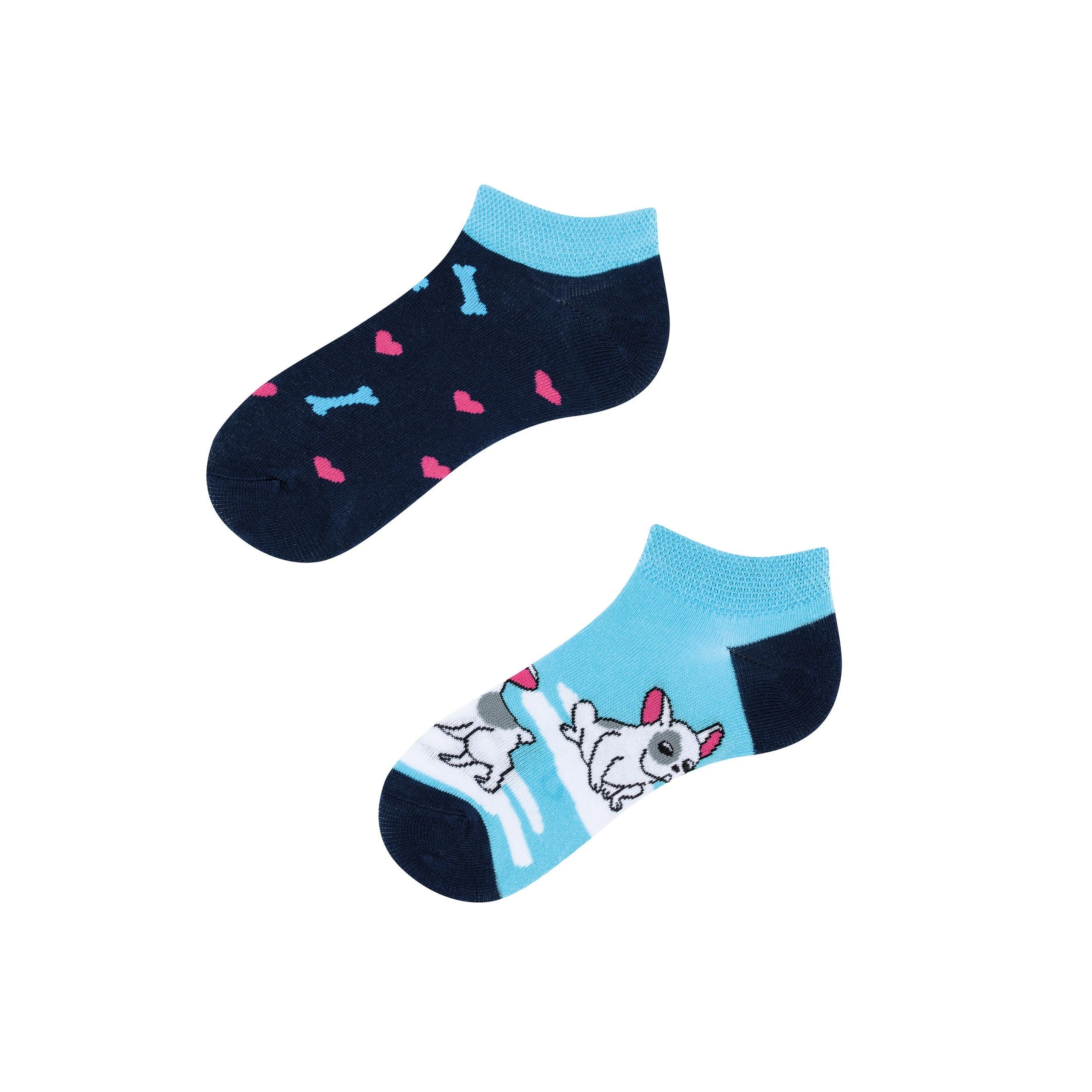 Mini Bulldogs- Sneaker Socke für Kinder