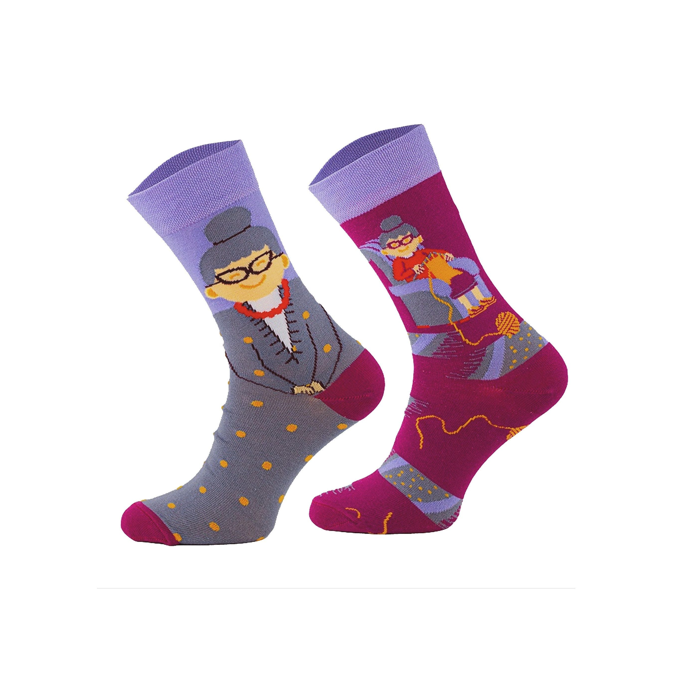 Liebste Oma!- Oma Fan Socken