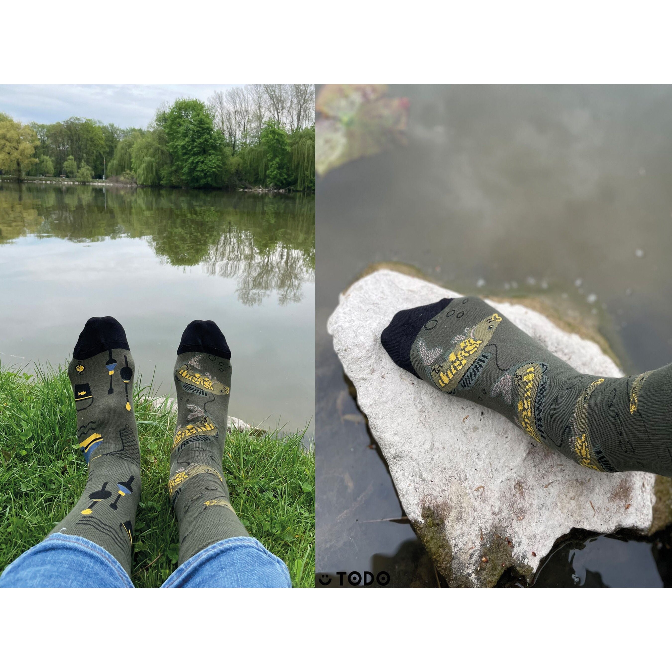 Petri Heil!-  Angler Socken