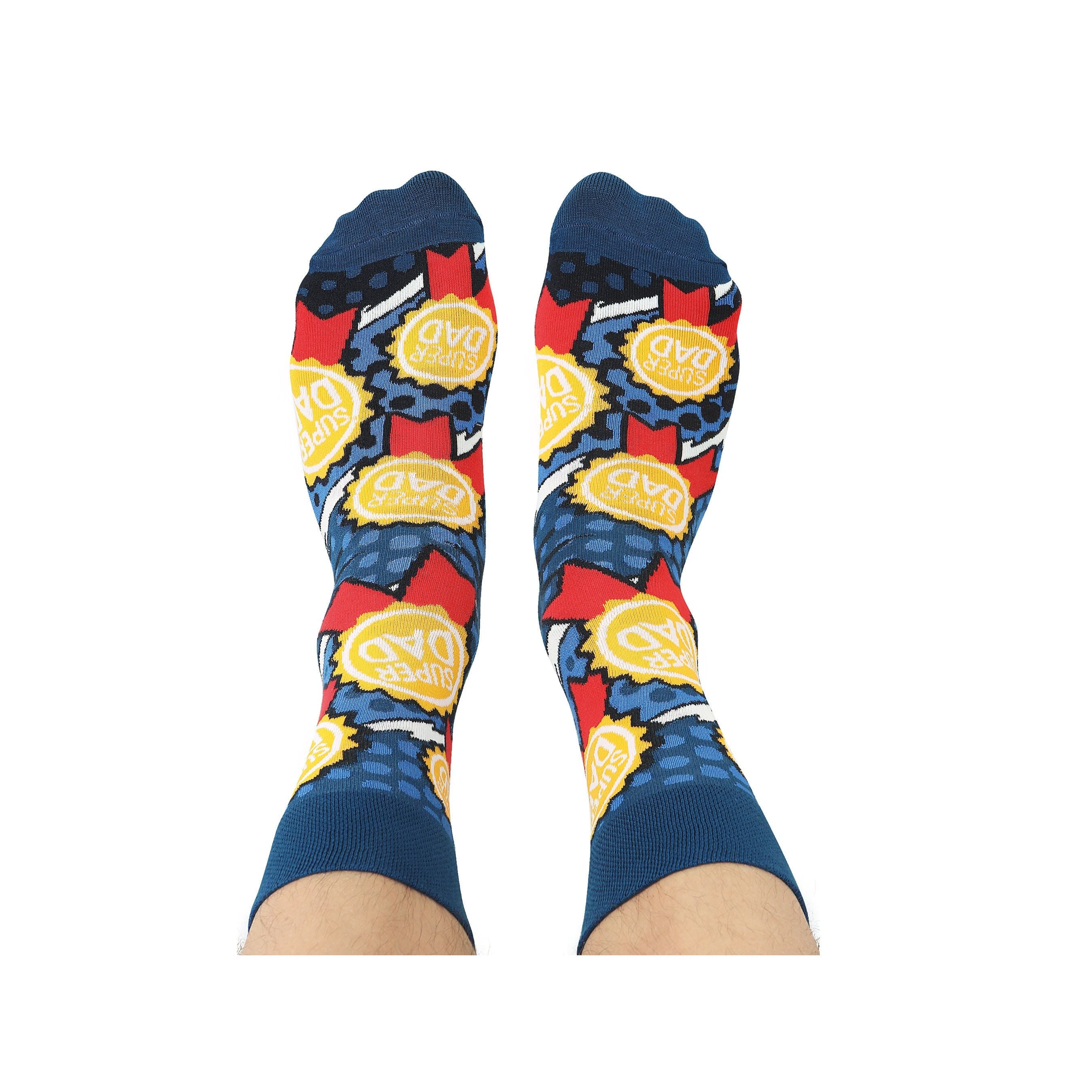 Super Dad- Papa Fan Socken