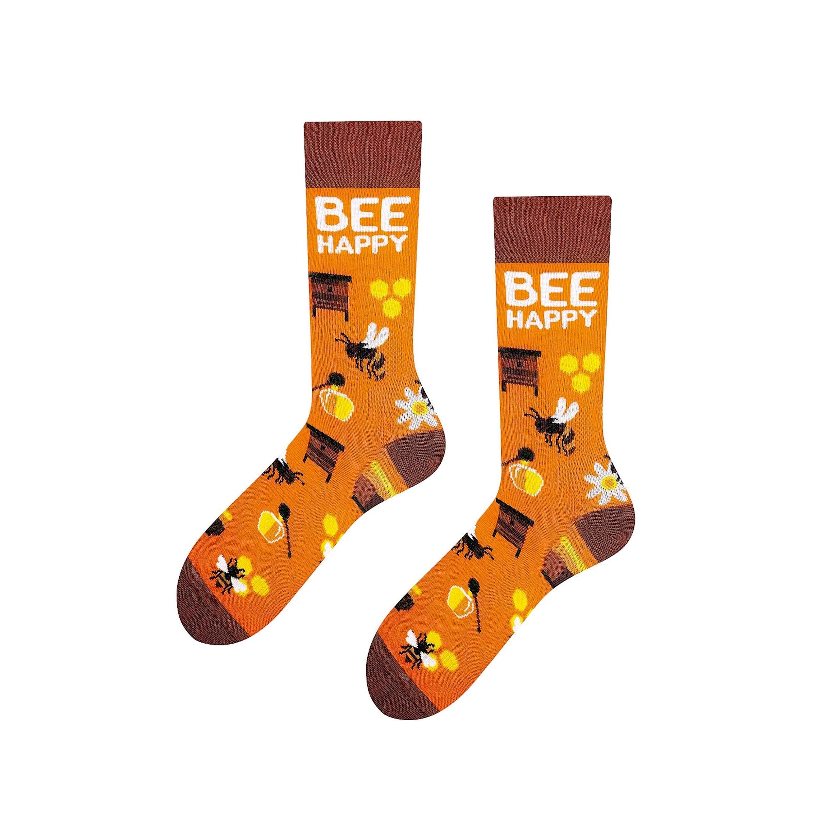 Bee Happy- Bienensocken