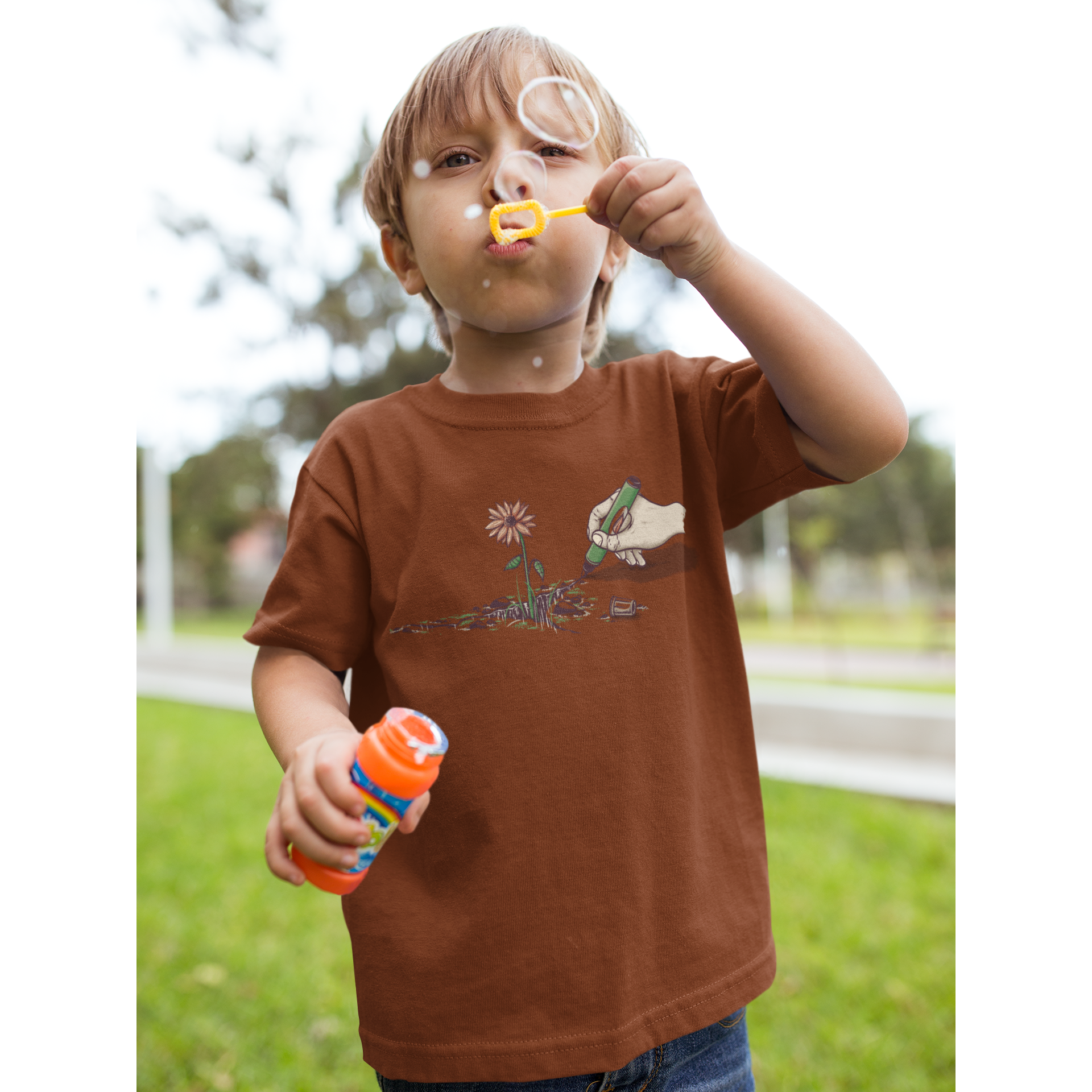 Kindershirt- Nature Pen