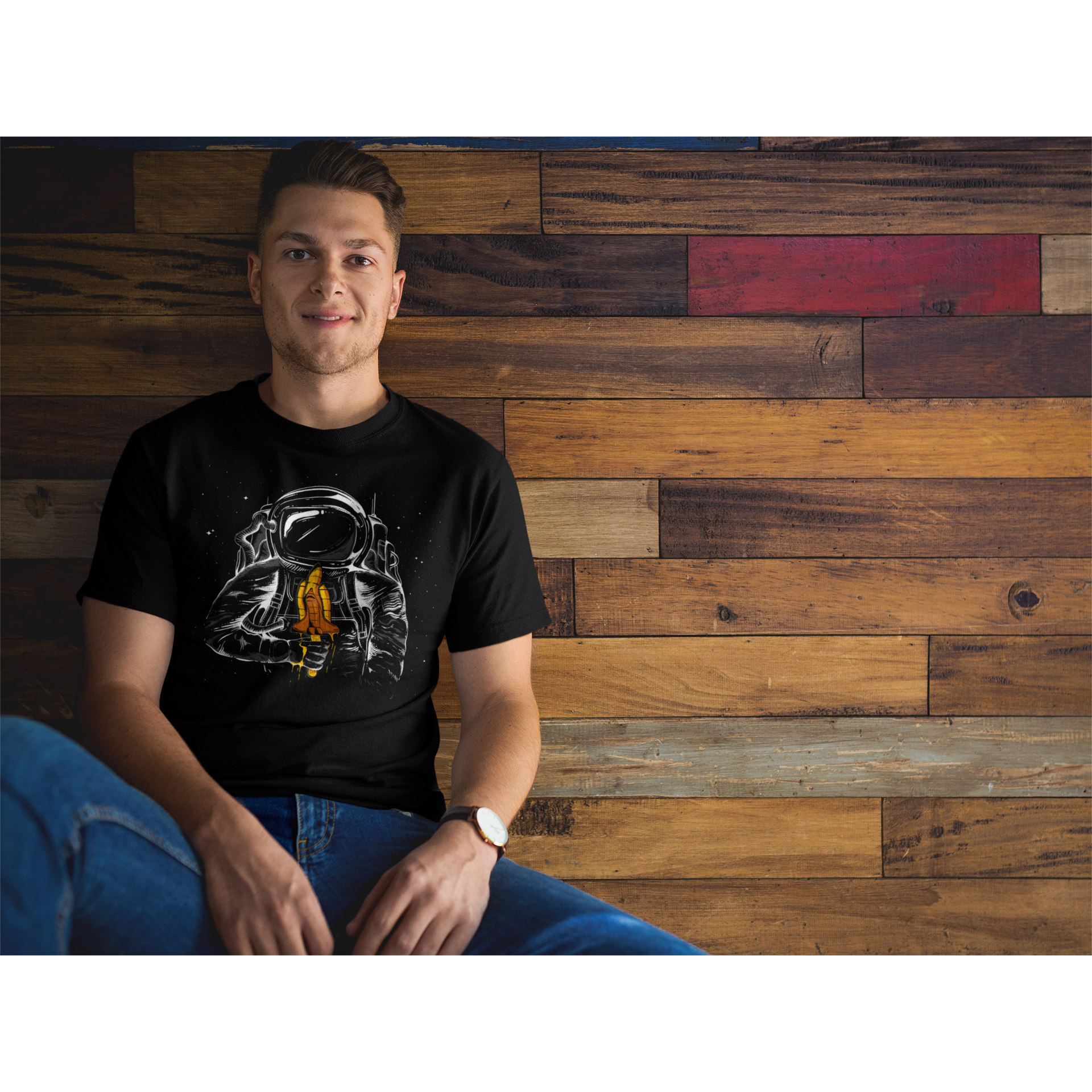 T- Shirt- Space popsicle unisex