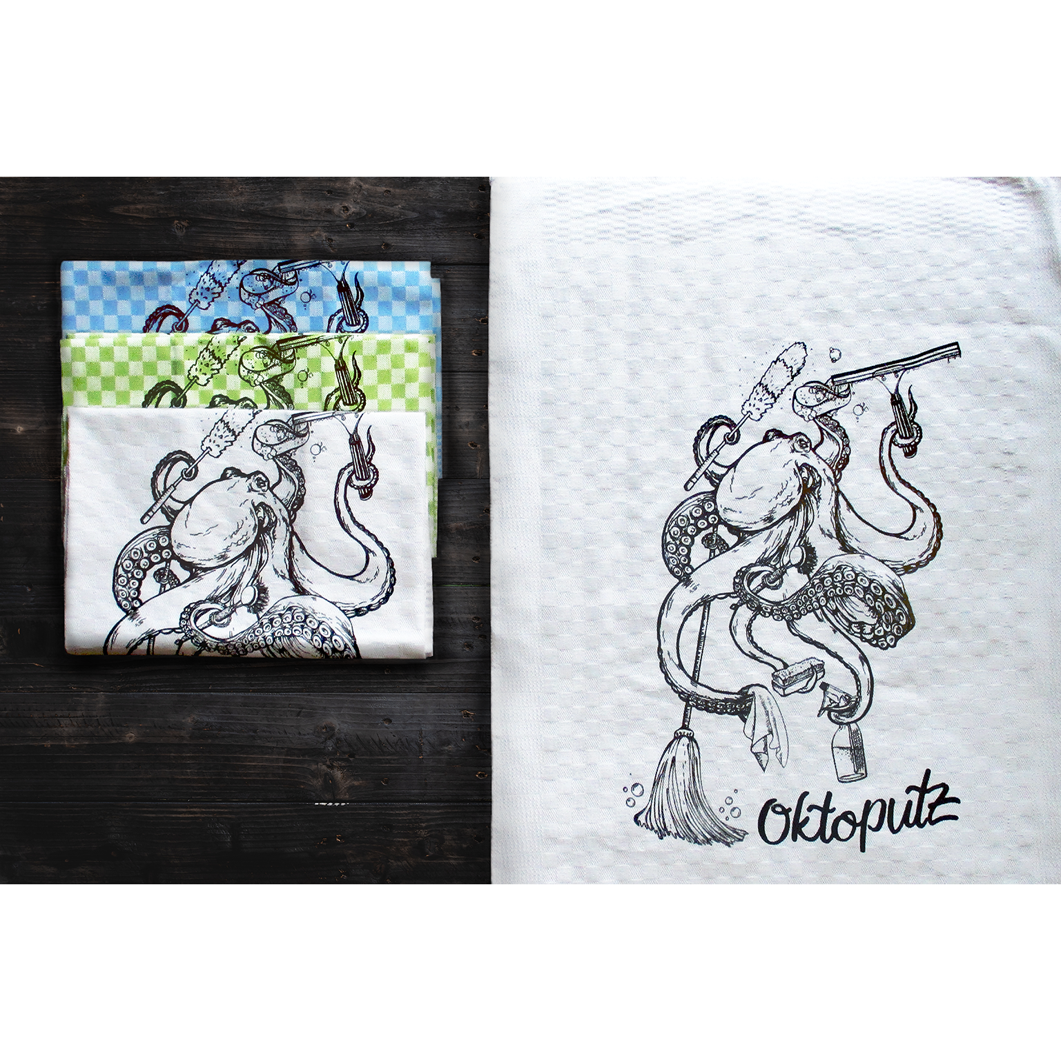 Geschirrtuch Oktoputz